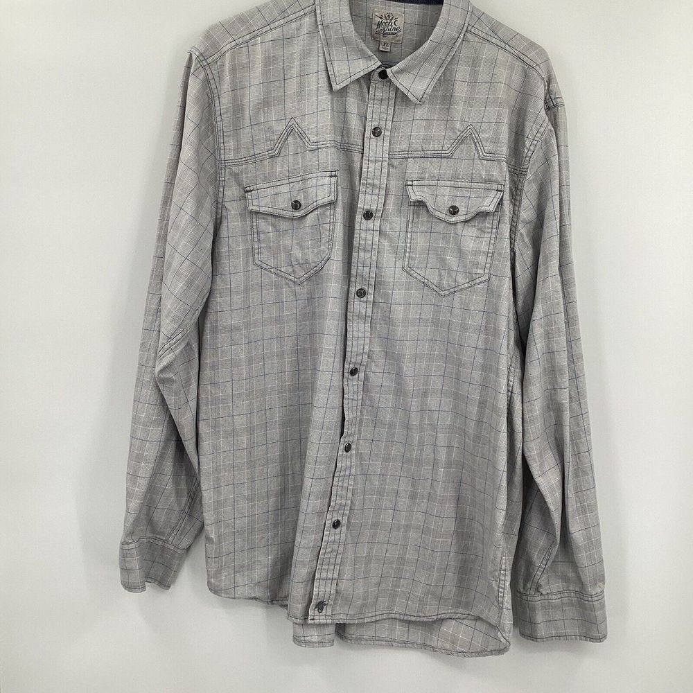 EUC Mens Moon Shine‎ By Brad Paisley Western Pearl Snap Top - XL - Picture 2 of 8